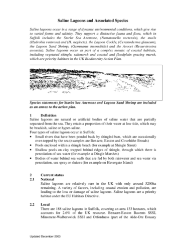 Archived action plan, 2003