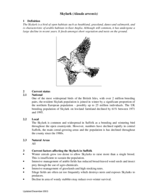 Archived action plan, 2003