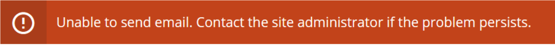 ! Unable to send email. Contact the site administrator if the problem persists.
