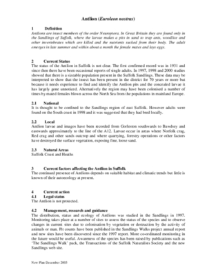 Archived action plan, 2003