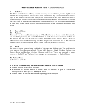 Archived action plan, 2003