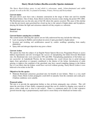 Archived action plan, 2003